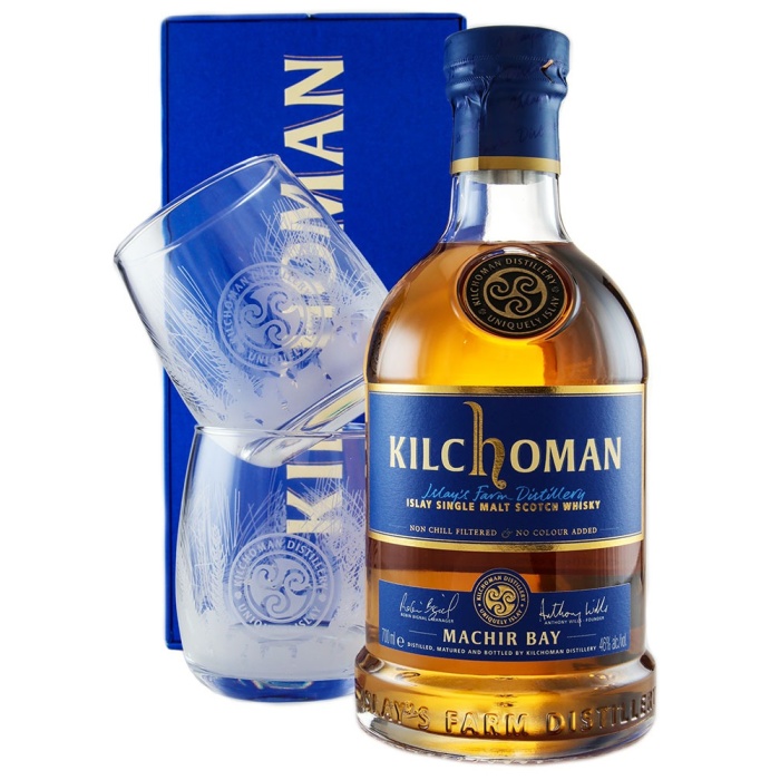 Kilchoman Machir Bay 2 Glass Giftpack 70cl - RMW