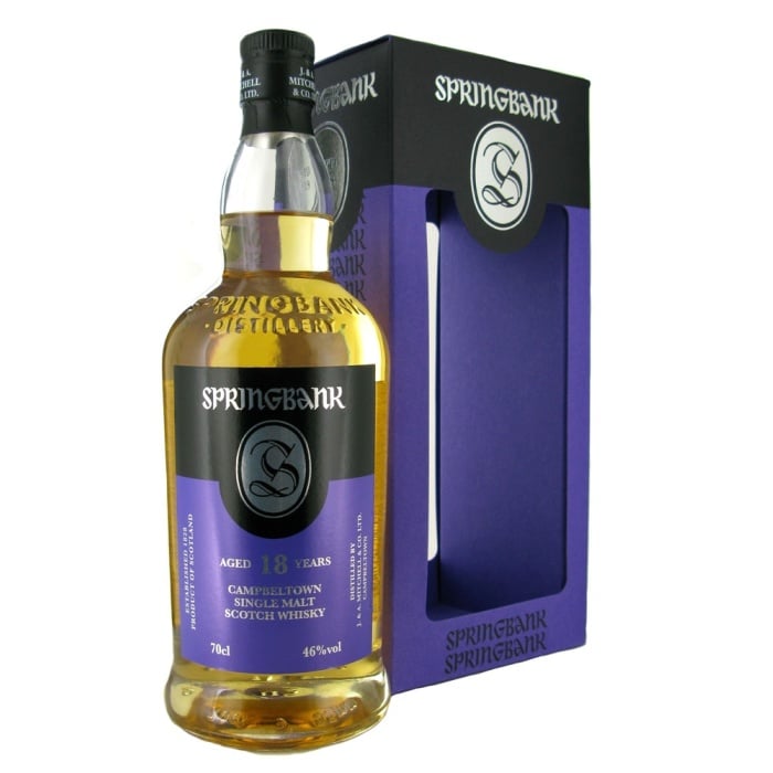 Springbank 18 Year Old 46% 70cl - Royal Mile Whiskies - RMW