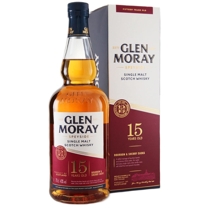 Glen Moray 15 Year Old 40% 70cl - RMW