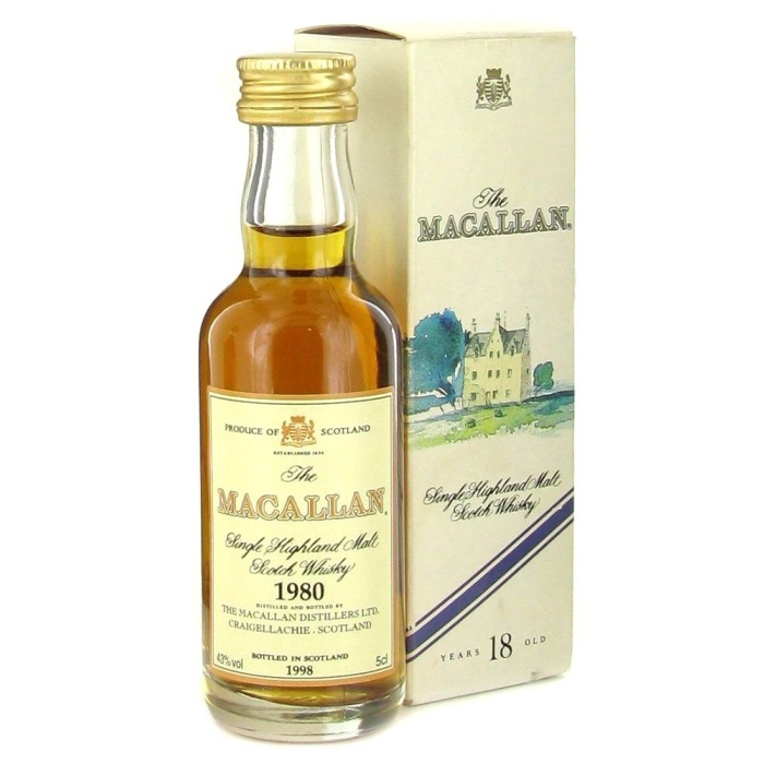 Macallan 1980 18 Year Old 43% 5cl - RMW