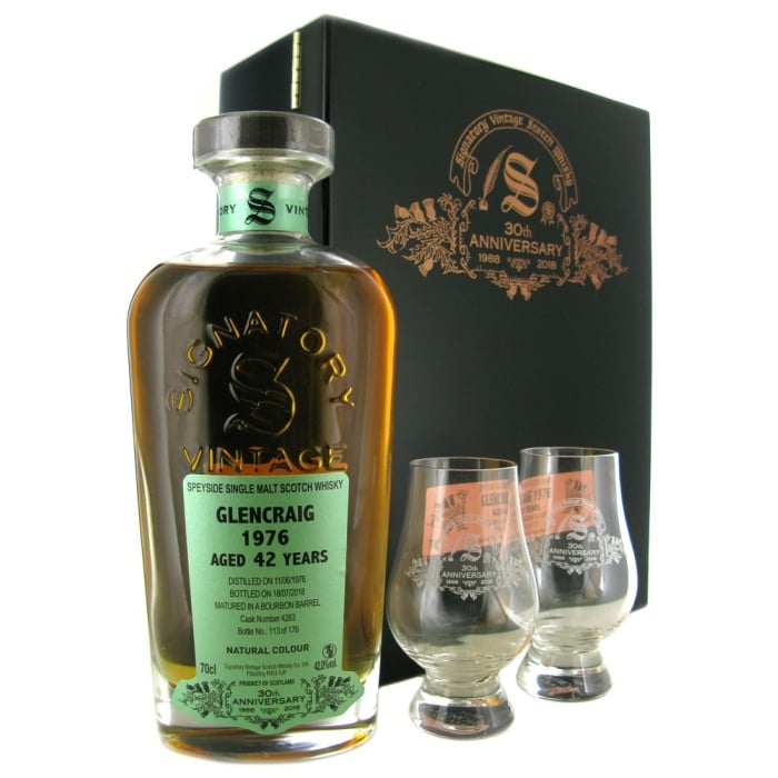 Glencraig 1976 Signatory Cask #4283 30th Anniversary 42% 70cl - RMW