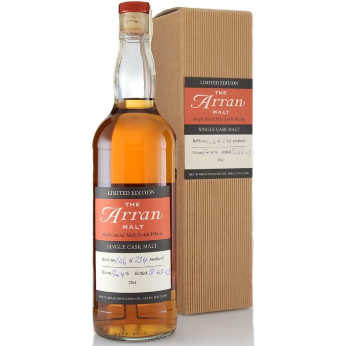 Arran 1996 Single Cask Malt #106/234 b.2003 54.4% 70cl - RMW