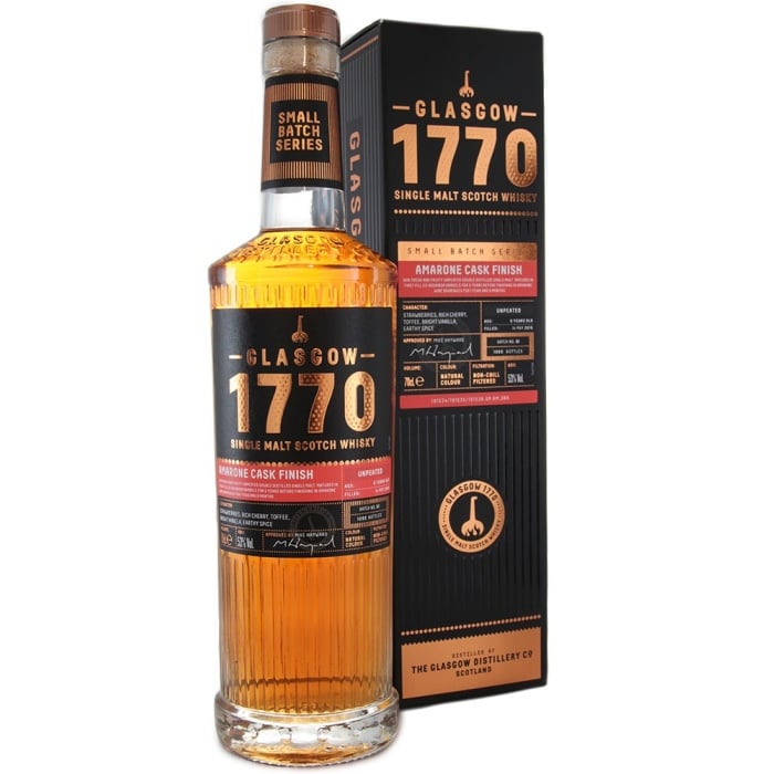 Glasgow 1770 6 Year Old Amarone Cask Finish Unpeated 53% 70cl - RMW