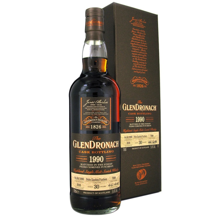 Glendronach 1990 30 Year Old Cask #7006 Pedro Ximenez Puncheon