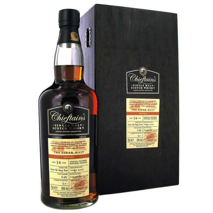 The Cigar Malt Speyside 14 Year Old Chieftains 59% 70cl - RMW