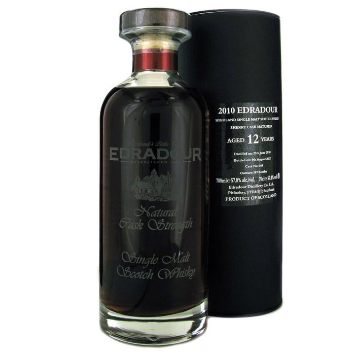 Edradour 2010 12 Year Old Sherry Cask Strength Decanter 57% 70cl - RMW