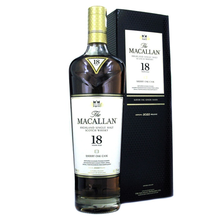 【未開封】The Macallan 18年 シングルモルト700ml 2022 ザ・マッカランカラーコレクション18年 700ml