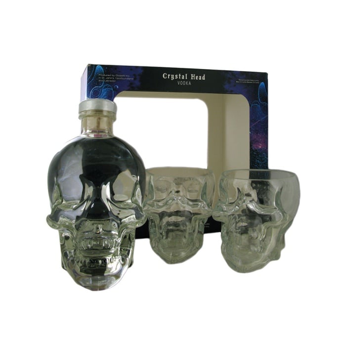 Crystal Head Vodka 2 Tumbler Giftset 40% 70cl - RMW
