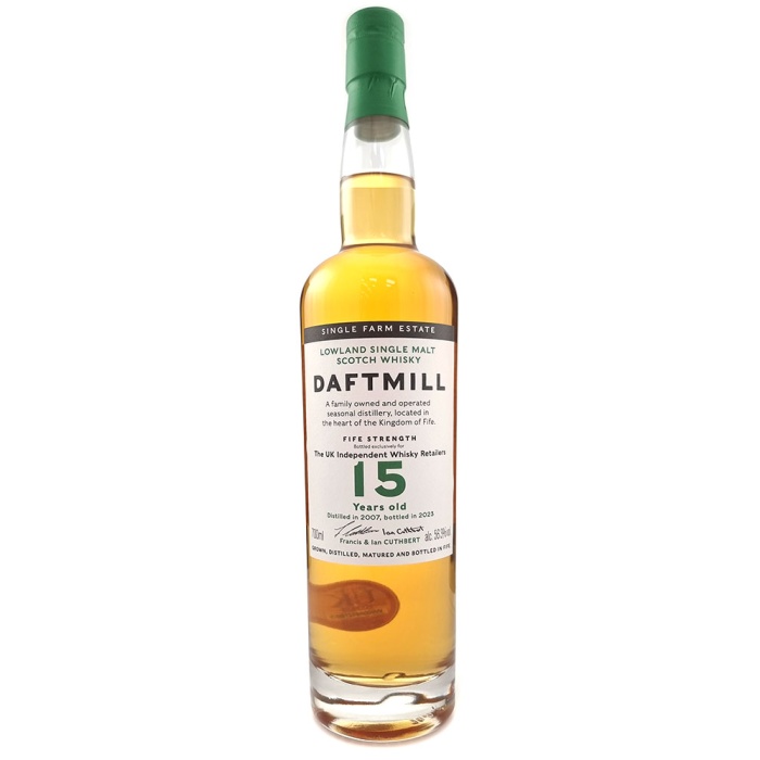 Daftmill 2007 15 Year Old Fife Strength 2023 UK Exclusive 56.3