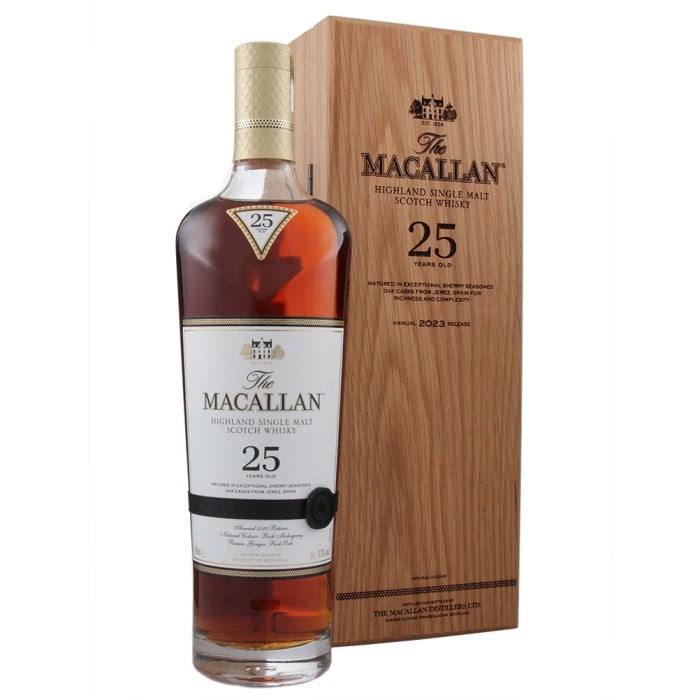 Macallan 25 Year Old Sherry Oak 2023 43% 70cl - RMW