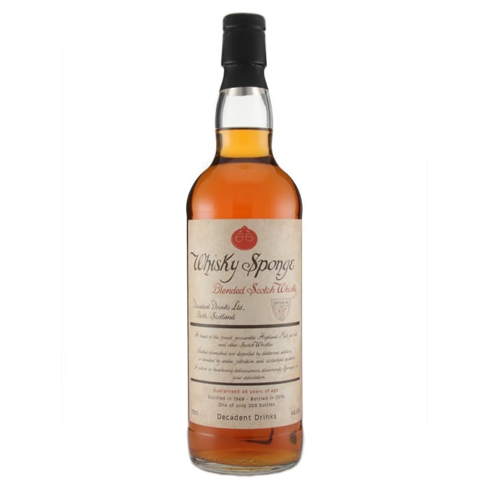 ウイスキー Whisky Sponge Blended Scotch Whisky 1969 46 Year Old Whisky Sponge No 86