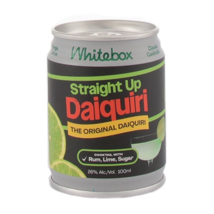 Straight Up Daiquiri Whitebox Drinks RTD Can 26% 10cl RMW