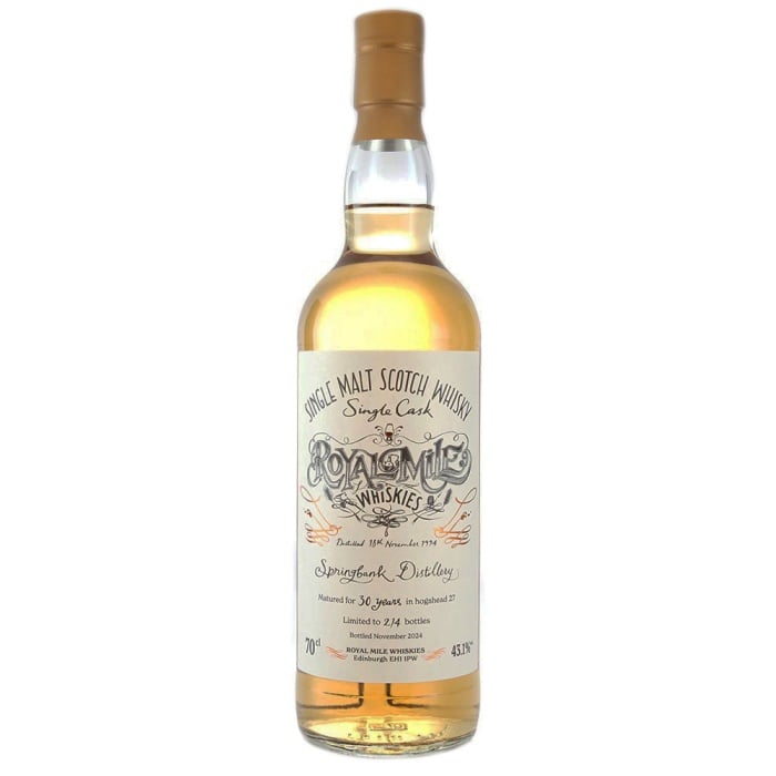 Springbank 1994 30 Year Old RMW Refill Hogshead #27 43.1% 70cl - RMW