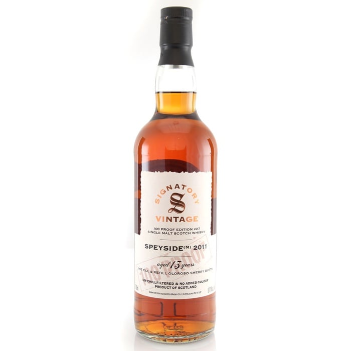 Speyside (M) 2011 13 Year Old Signatory 100 Proof #27 57.1% 70cl - RMW