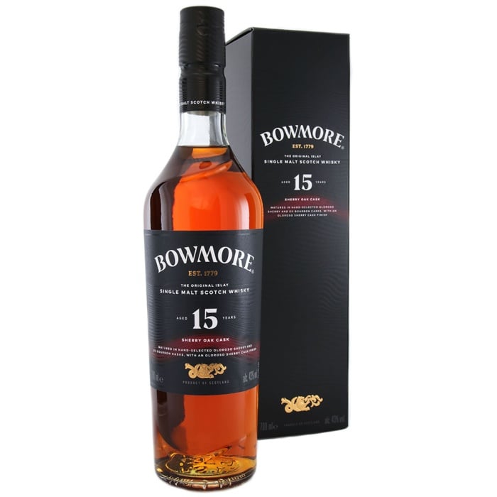 Bowmore 15 Year Old Sherry Oak 43% 70cl - RMW