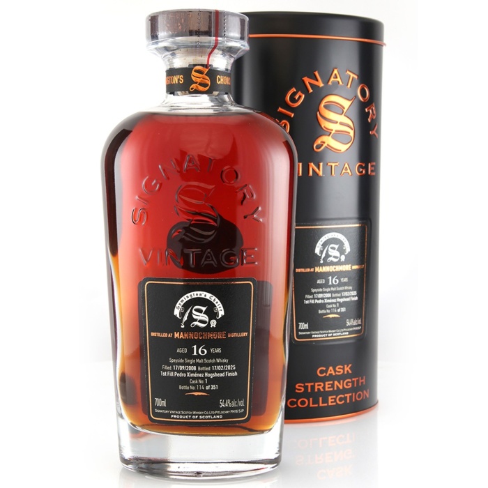 Mannochmore 2008 Symingtons Choice #1 FF PX Finish 54.4% 70cl - RMW