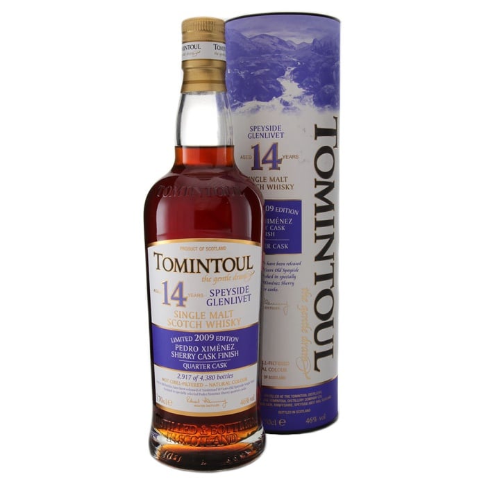 Tomintoul 2009 14 Year Old Pedro Ximenez Finish 46% 70cl - RMW