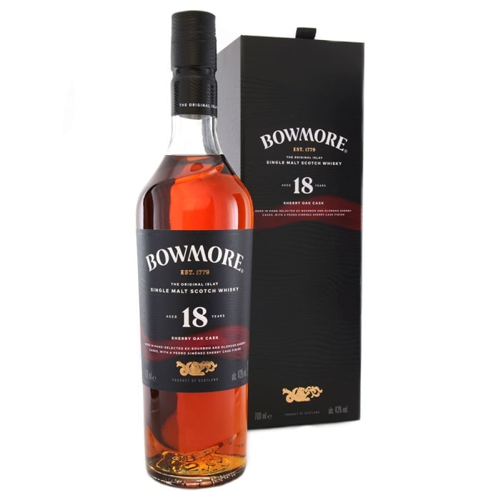 Bowmore 18 Year Old Sherry Oak 43% 70cl - RMW