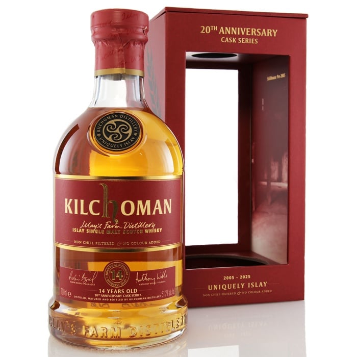 Kilchoman 2010 14 Year Old 20th Anniversary Cask Series Bourbon