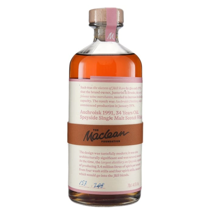 Auchroisk 1991 34 Year Old Maclean Foundation #572002 44.5% 70cl - RMW