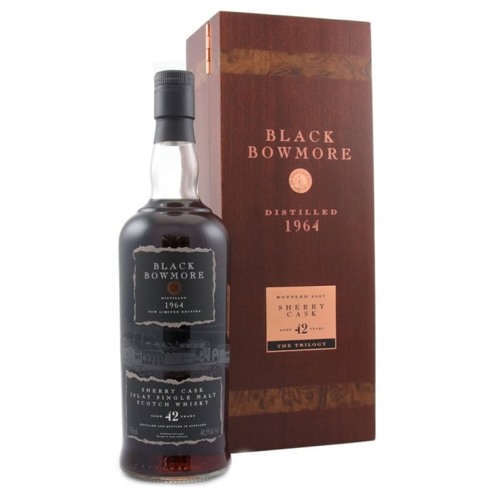 【木箱のみ】Bowmore Black 1964 42年 THE TRILOGY 1964 Bowmore 'Black Bowmore' The Trilogy 42 Year Old Sherry