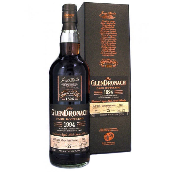 人気の春夏 グレンドロナック1994 19年 Oloroso Sherry Puncheon ウイスキー