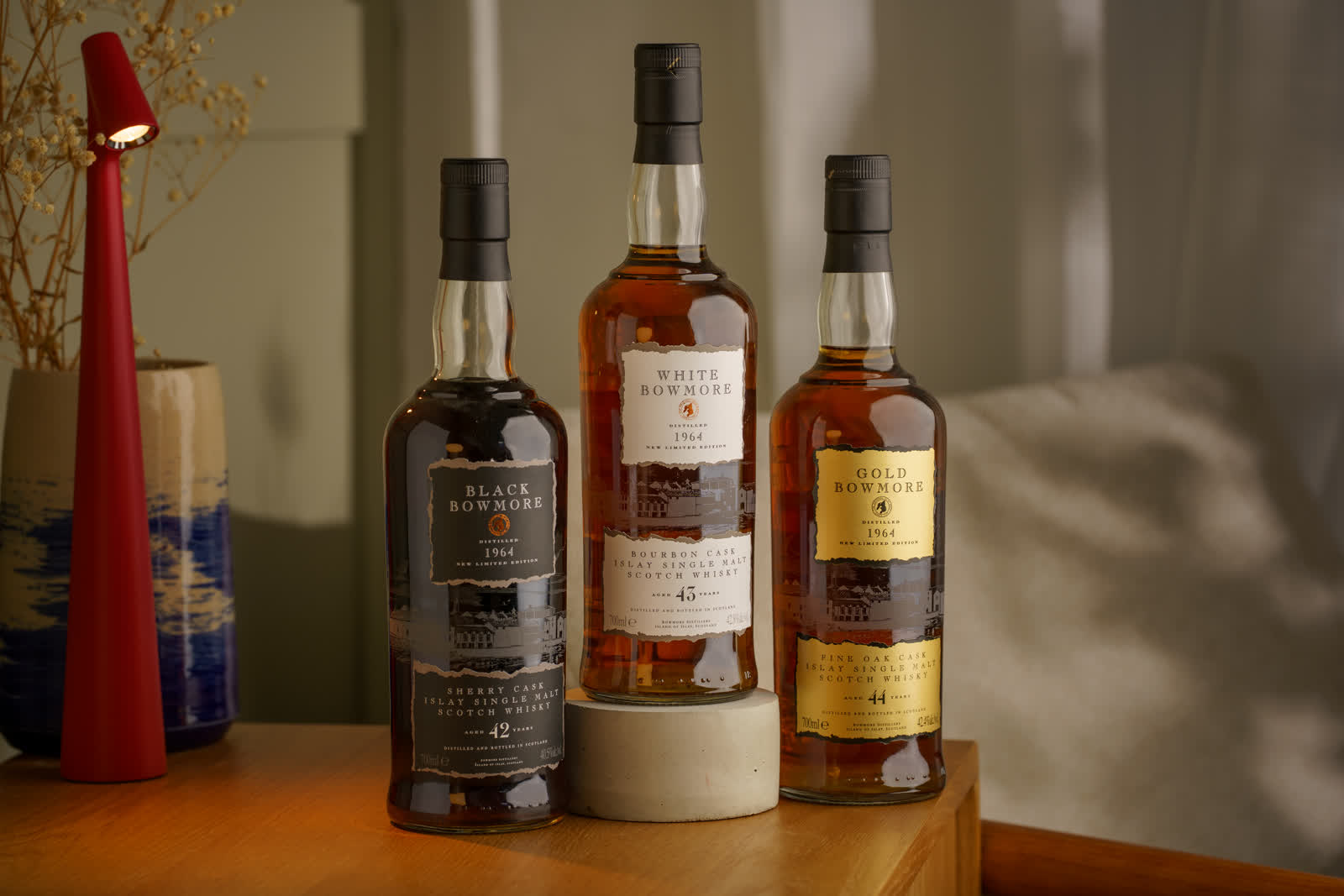 Bowmore Black White and Gold Trilogy