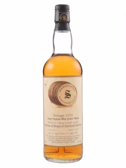 Braes Of Glenlivet 1979 18 Year Old 43% Signatory 70cl