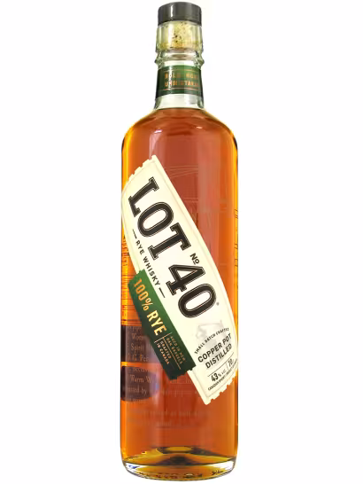 Lot No.40 Canadian Rye Whisky 43% 70cl