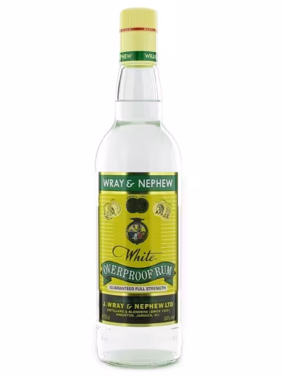 Wray & Nephew Overproof White Rum 63% 70cl