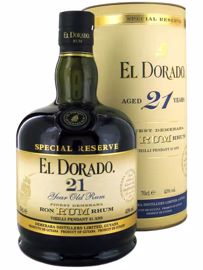 El Dorado 21 Year Old Special Reserve Rum 43% 70cl