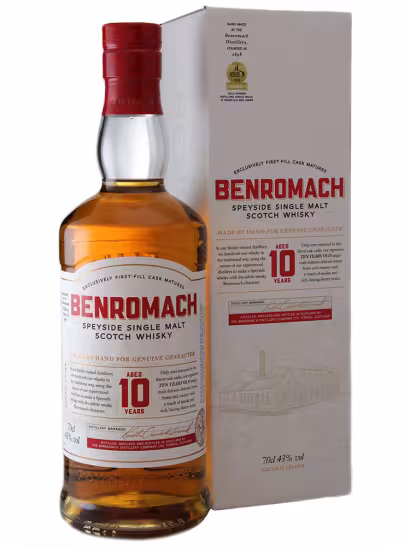 Benromach 10 Year Old 43% 70cl