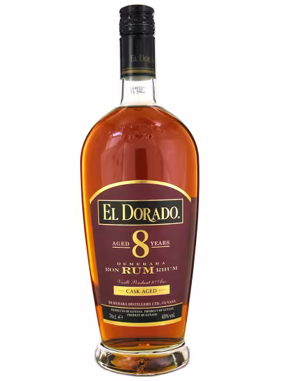 El Dorado 8 Year Old Rum 40% 70cl