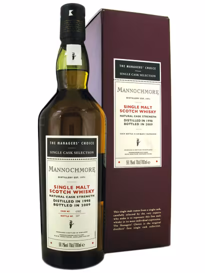 Mannochmore 1998 Managers Choice 59.1% 70cl