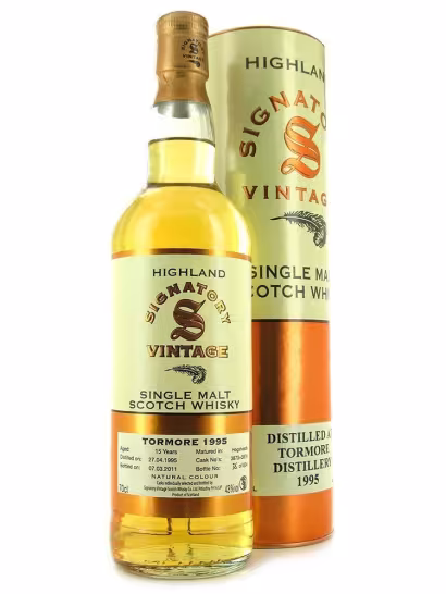 Tormore 1995 15 Year Old Signatory 43% 70cl
