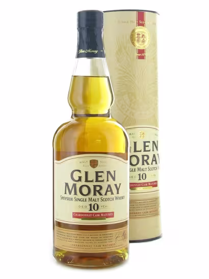 Glen Moray 10 Year Old Chardonnay 40% 70cl