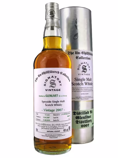 Glenlivet 2007 Signatory Vintage 46% 70cl