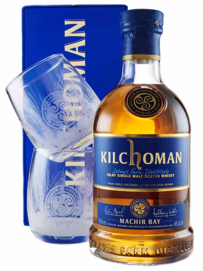 Kilchoman Machir Bay 2 Glass Giftpack 70cl