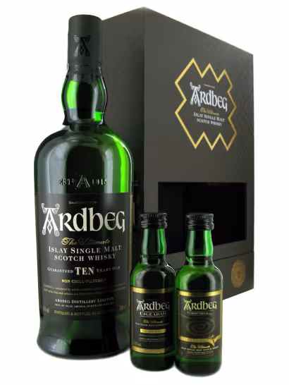 Ardbeg Exploration Gift Pack 10 Year Old Plus Minis