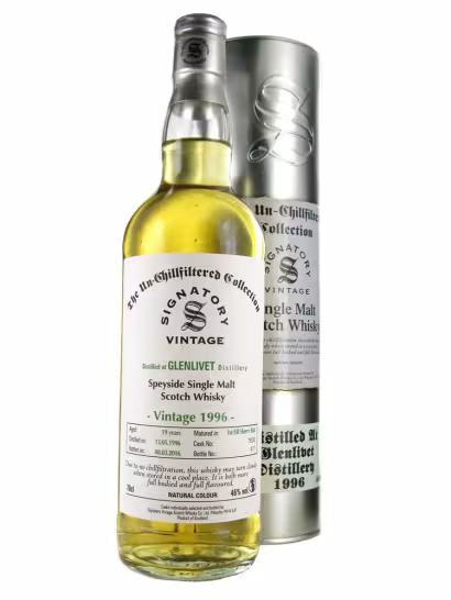 Glenlivet 1996 19 Year Old Signatory Vintage 46% 70cl