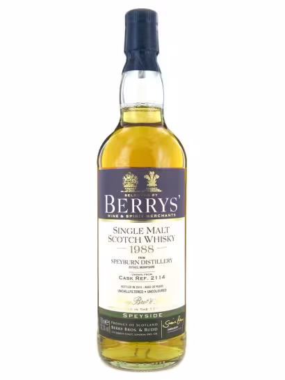 Speyburn 1988 Berry Bros & Rudd 52.3% 70cl