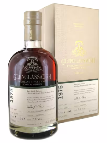 Glenglassaugh 1975 40 Year Old Massandra Maderira Puncheon 43.9% 70cl - Bottle No.1 of 588