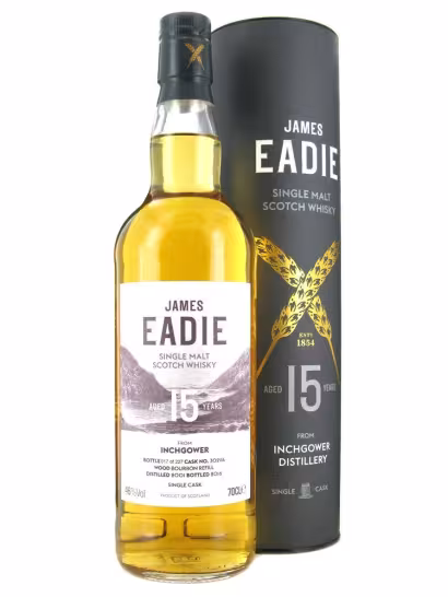 Inchgower 2001 15 Year Old James Eadie Single Cask #302116 46% 70cl
