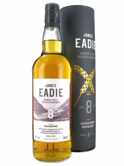Inchgower 8 Year old James Eadie Single Cask 46% 70cl