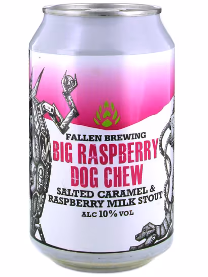 Fallen Brewing Big Raspberry Dog Chew Salted Caramel & Raspberry Milk Stout 10% 33cl