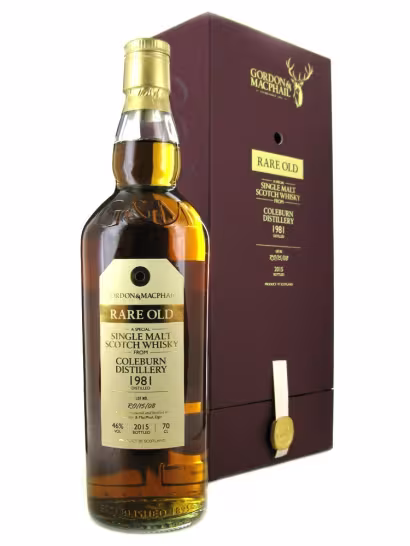Coleburn 1981 Rare Old Gordon and MacPhail 46% 70cl