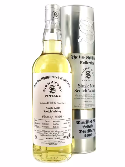 Ledaig 2009 Signatory Unchillfiltered 46% 70cl