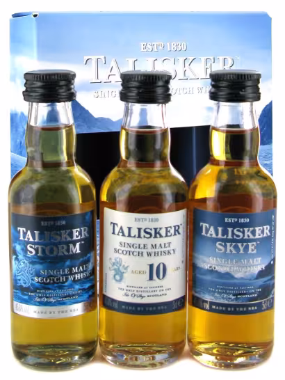 Talisker 10, Storm & Skye Miniature Triple Pack 45.8% 70cl