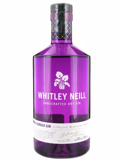 Whitley Neill Rhubarb and Ginger Gin 43% 70cl