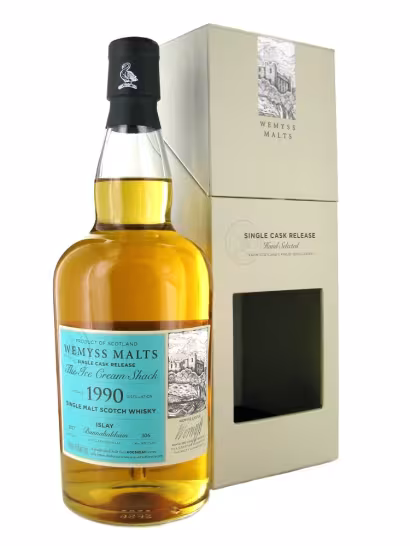 Bunnahabhain 1990 Wemyss Malts 'The Ice Cream Shack' 46% 70cl
